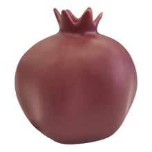 Purple Pomegranate Ceramic Vase